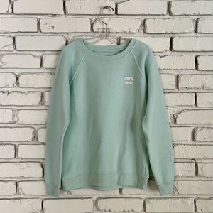 billabong cyan sweatshirt